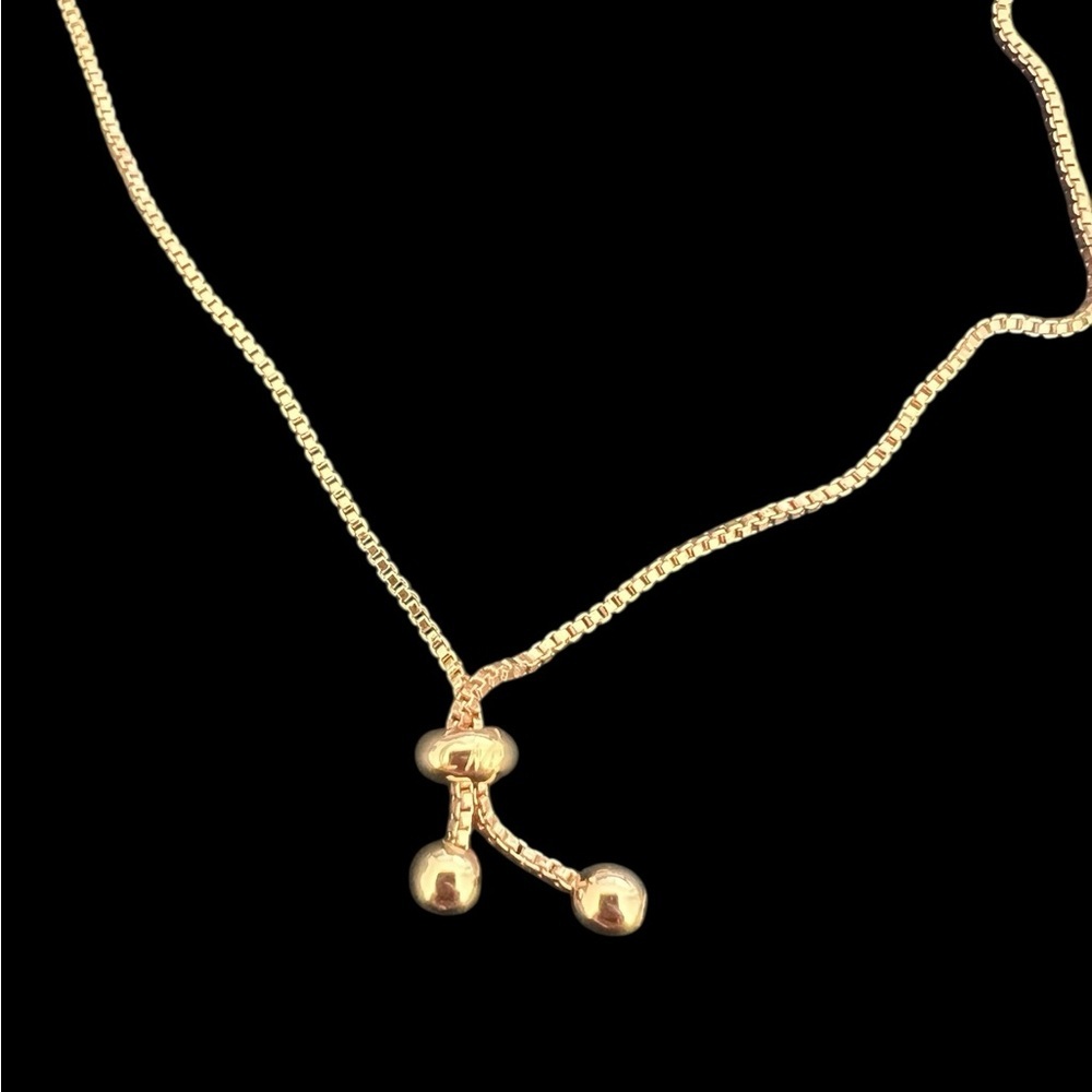 💘18k rose gold plated adjustable bracelet with infinity charms - Picture 3 of 4